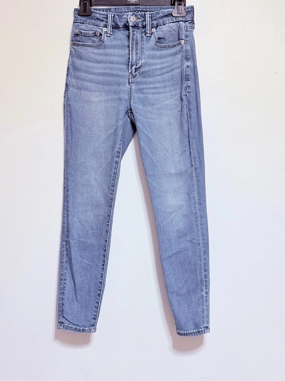 American Eagle Luxe Stretch Skinny Jeans Blue Size Small